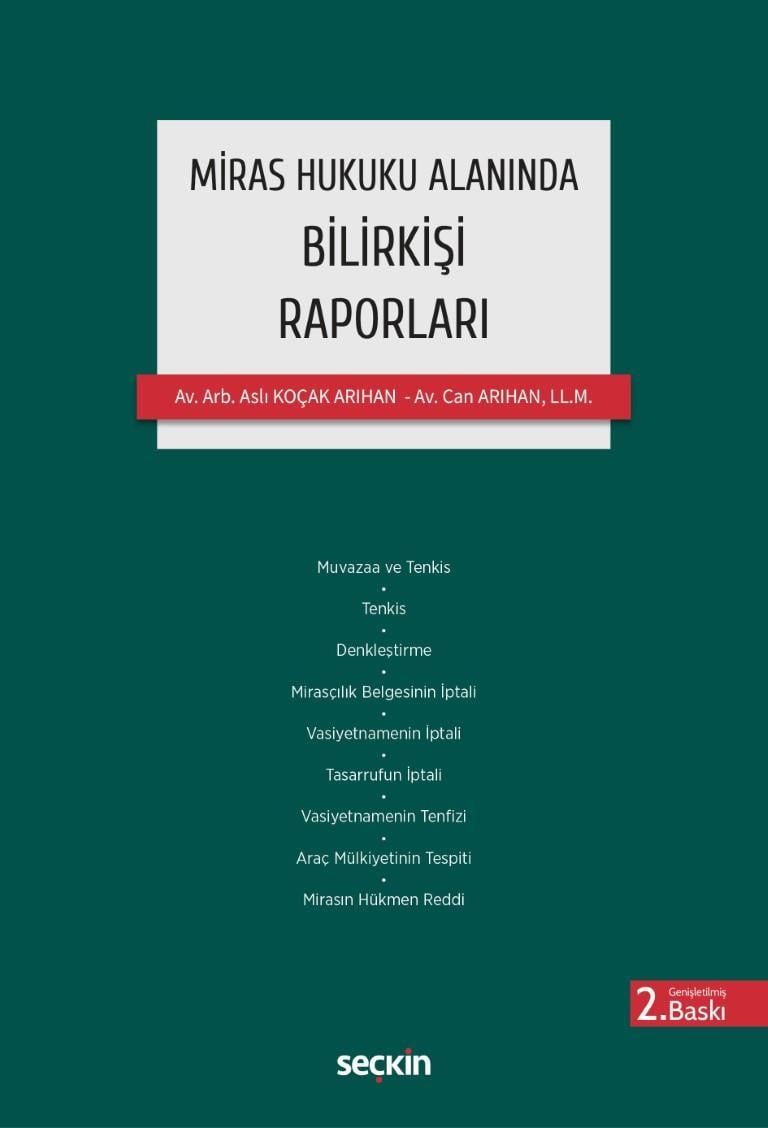 Miras Hukuku Alanında Bilirkişi Raporları