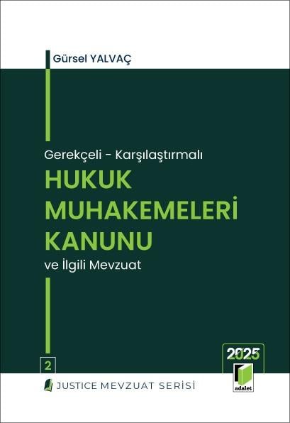 (Ön Sipariş) Hukuk Muhakemeleri Kanunu (Gerekçeli - Karşılaştırmalı) Ciltli