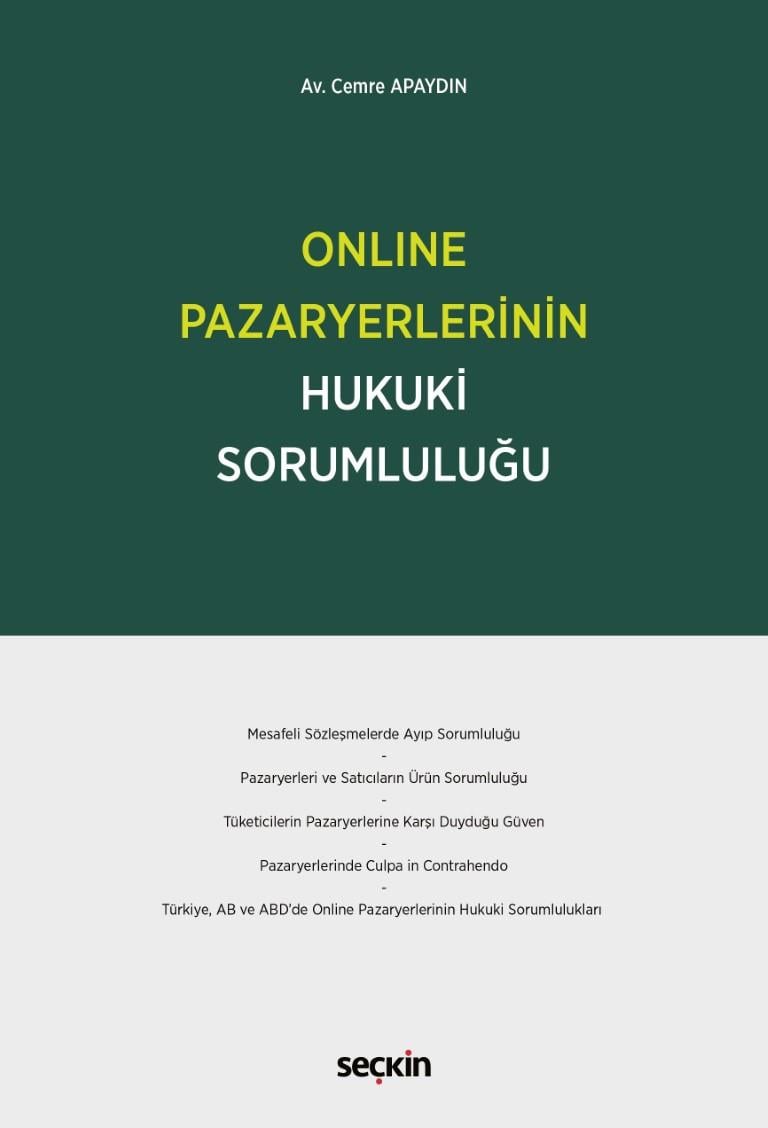 Online Pazaryerlerinin Hukuki Sorumluluğu