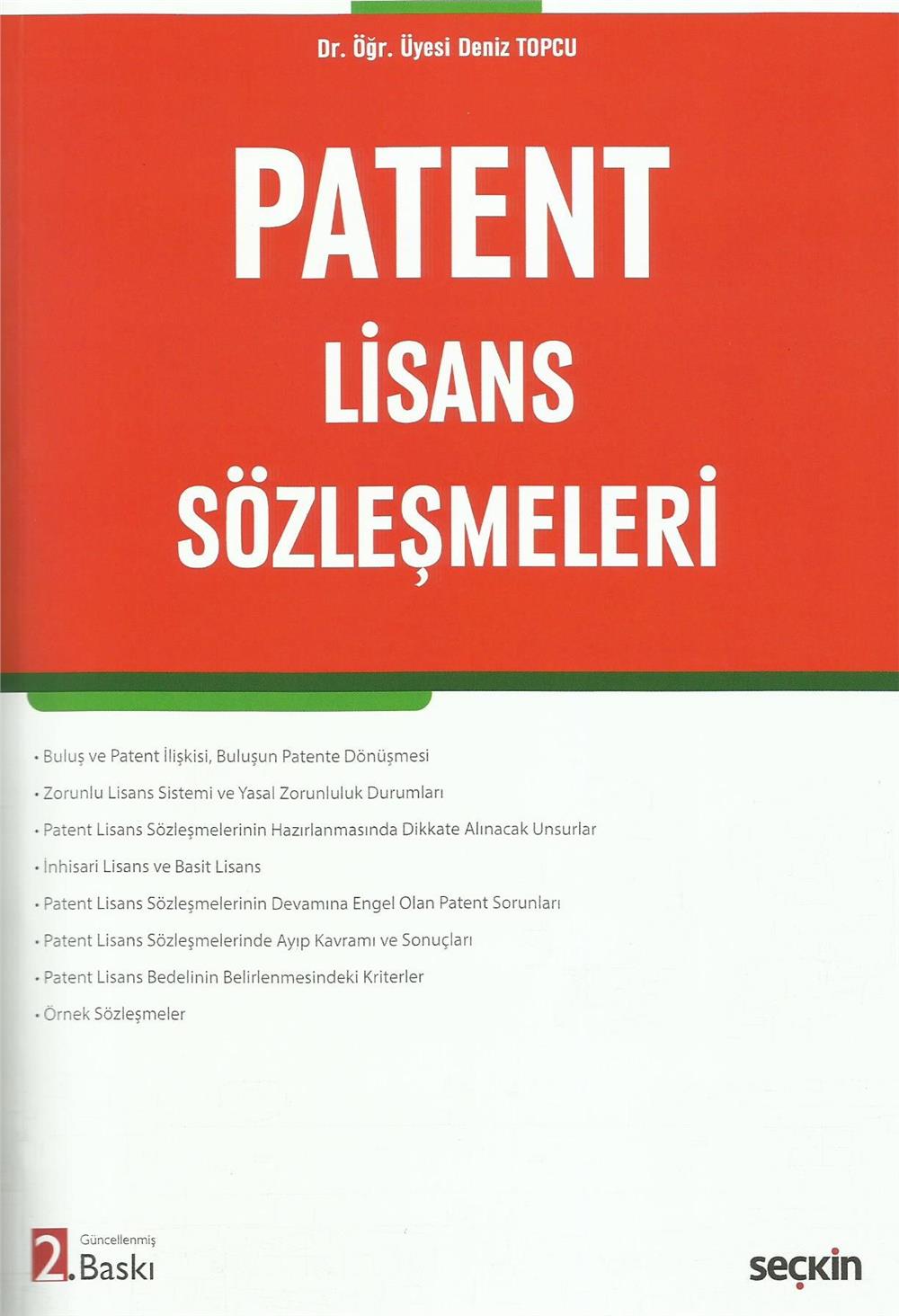 Patent Lisans Sözleşmeleri