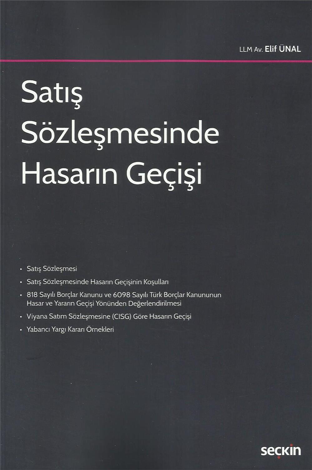 Satış Sözleşmesinde Hasarın Geçişi