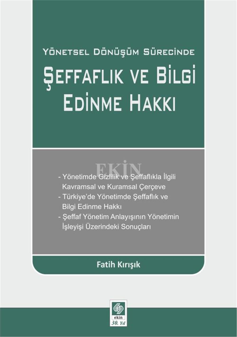 Şeffaflık ve Bilgi Edinme Hakkı