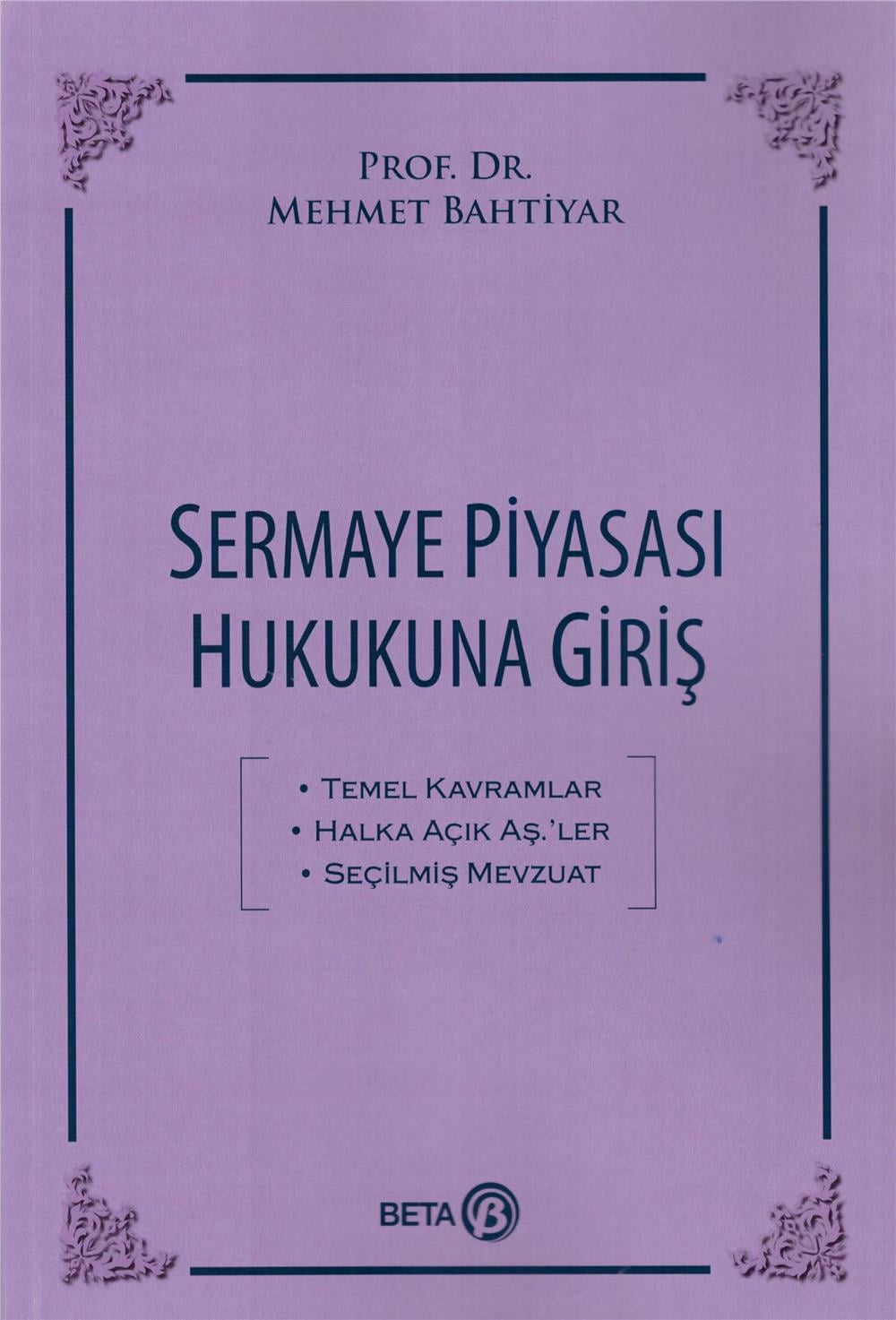 Sermaye Piyasası Hukukuna Giriş