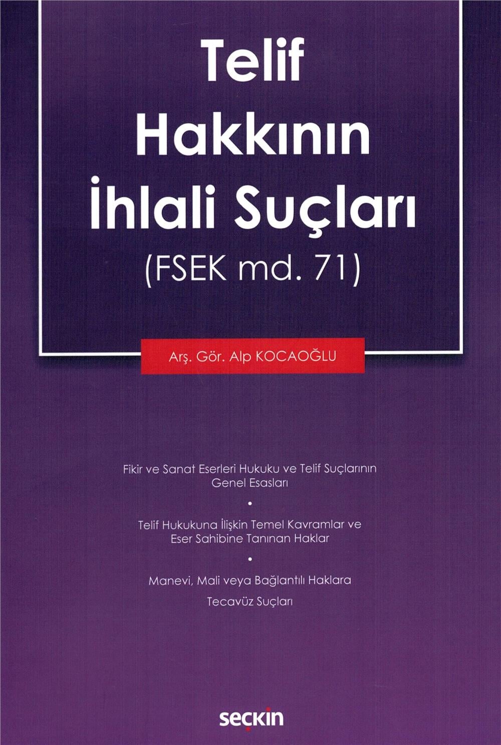 Telif Hakkının İhlali Suçları