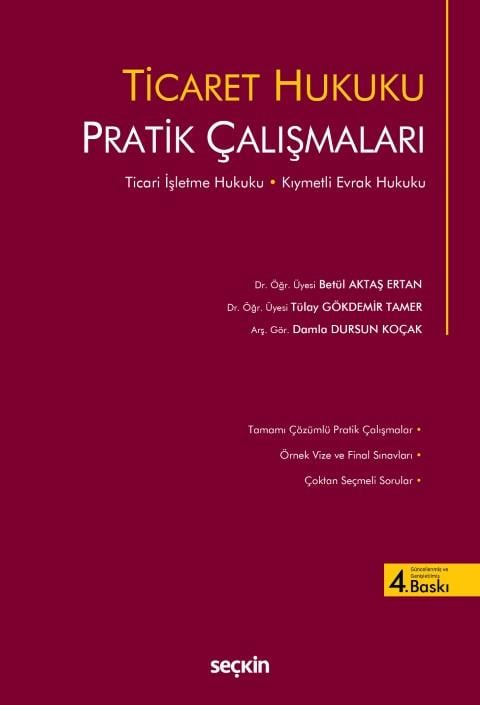 Ticaret Hukuku Pratik Çalışmaları