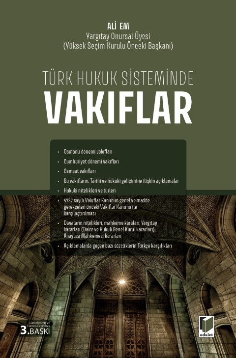 Türk Hukuk Sisteminde Vakıflar