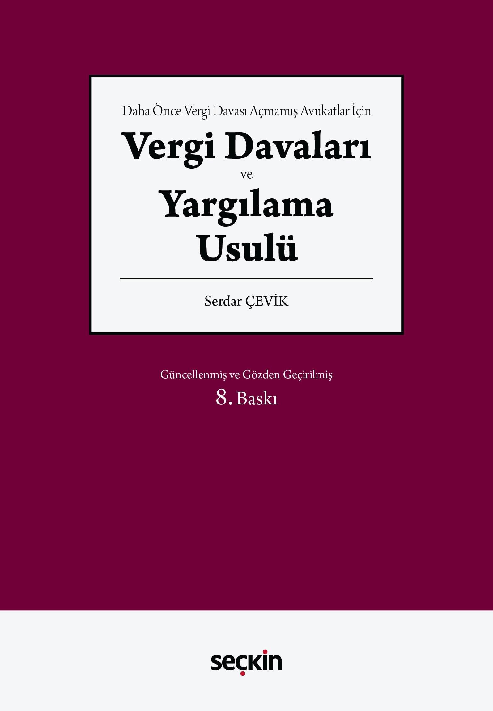 Vergi Davaları ve Yargılama Usulü