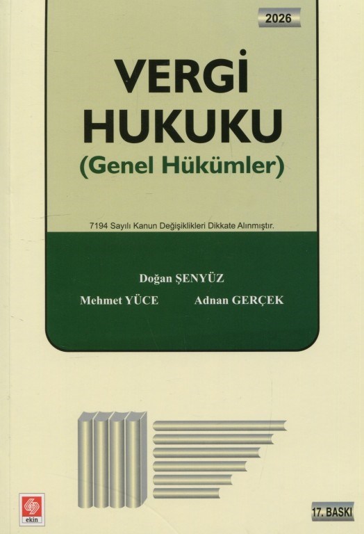Vergi Hukuku Genel Hükümler