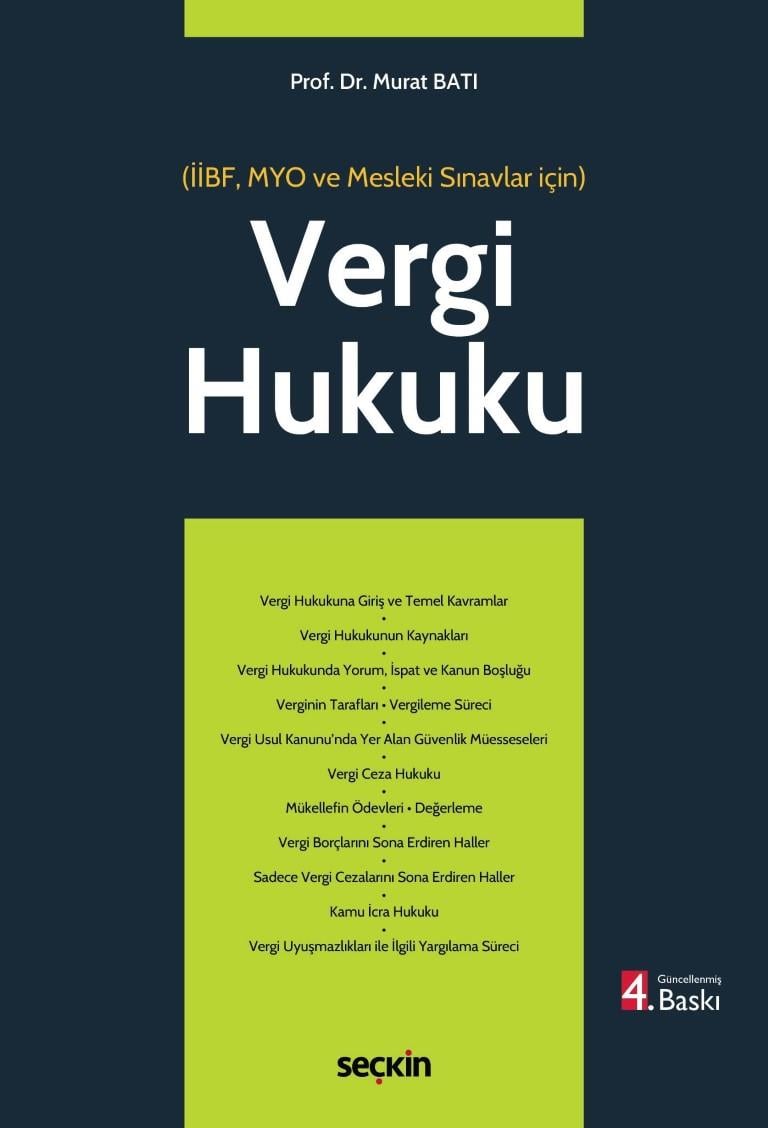 Vergi Hukuku (MYO)