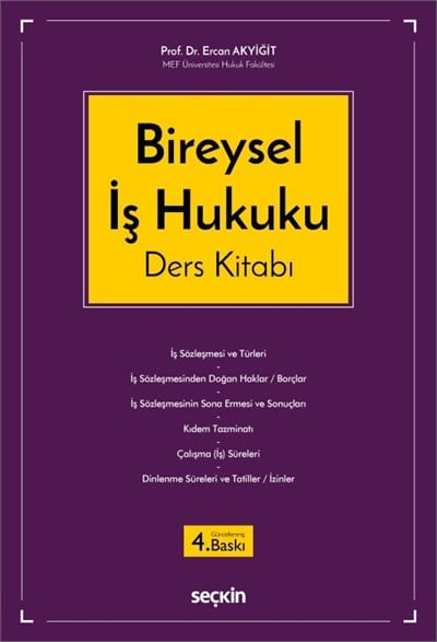 Bireysel İş Hukuku Ders Kitabı
