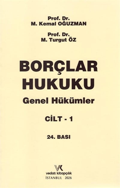 Borçlar Hukuku Genel Hükümler Cilt - 1
