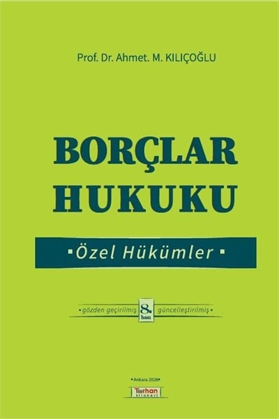 Borçlar Hukuku Özel Hükümler