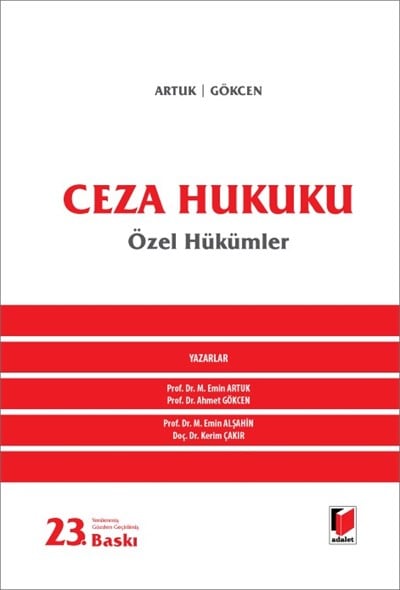 Ceza Hukuku Özel Hükümler