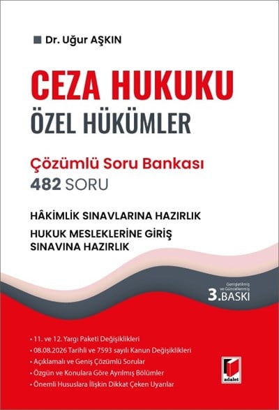Ceza Hukuku Özel Hükümler Çözümlü Soru Bankası