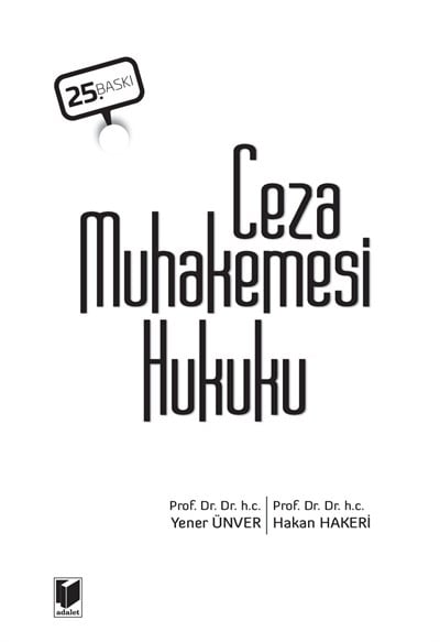 Ceza Muhakemesi Hukuku Temel Bilgiler