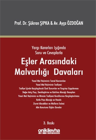 Eşler Arasındaki Malvarlığı Davaları