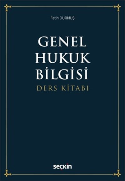 Genel Hukuk Bilgisi Ders Kitabı
