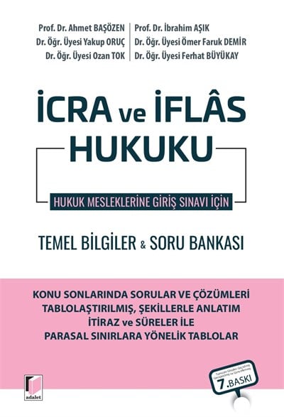 İcra ve İflas Hukuku Temel Bilgiler & Soru Bankası