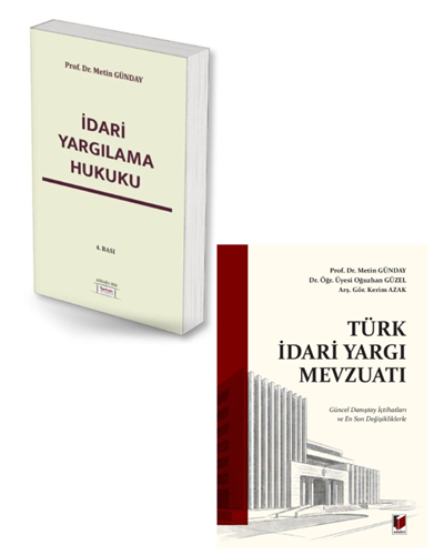 İdari Yargılama Hukuku ve Mevzuatı (2'li Set)