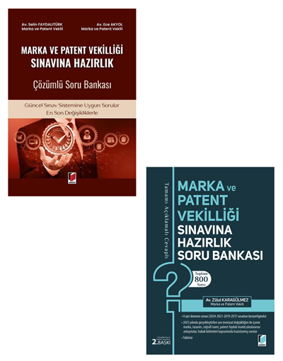 Marka ve Patent Vekilliği Sınavına Hazırlık Soru Bankası Seti