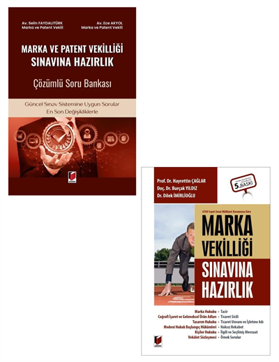 Marka ve Patent Vekilliği Sınavına Hazırlık Soru Bankası Seti