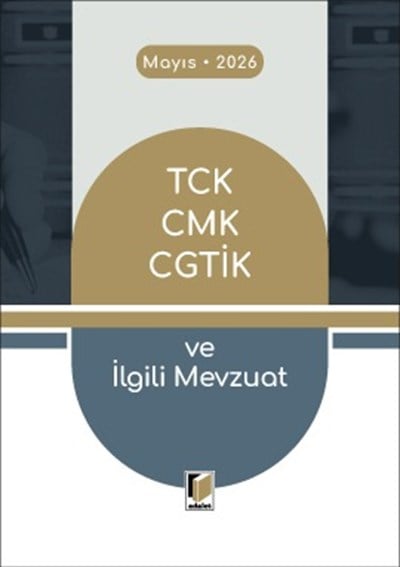 TCK CMK CGTİK ve İlgili Mevzuat (Cep Kitabı)
