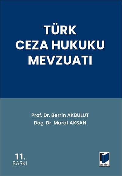 Türk Ceza Hukuku Mevzuatı