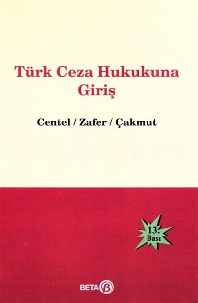 Türk Ceza Hukukuna Giriş