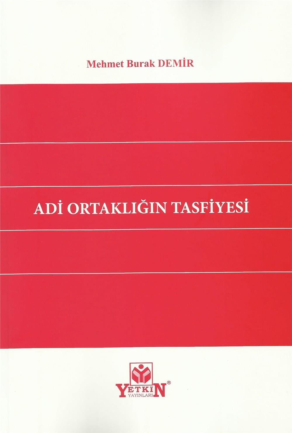 Adi Ortaklığın Tasfiyesi