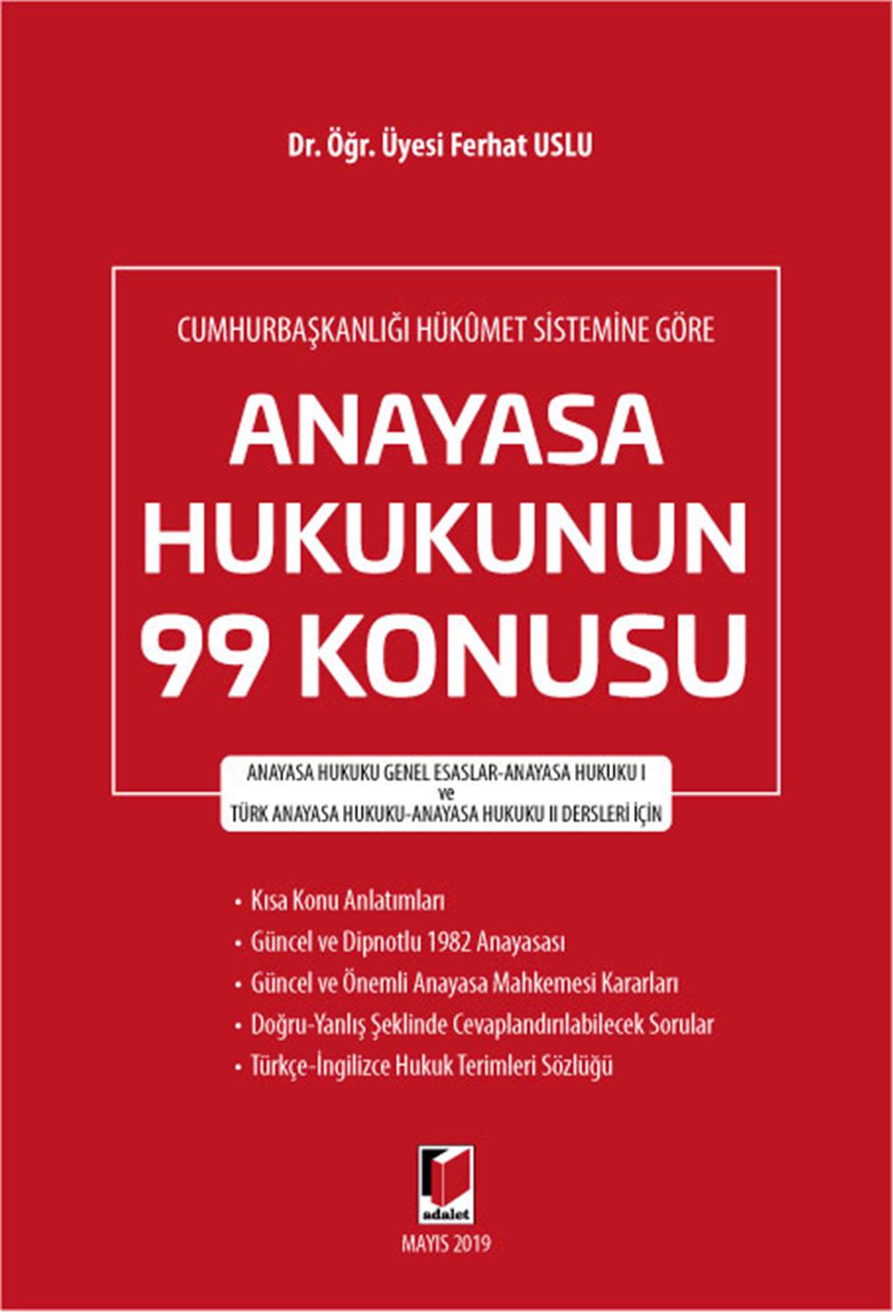 Anayasa Hukukunun 99 Konusu