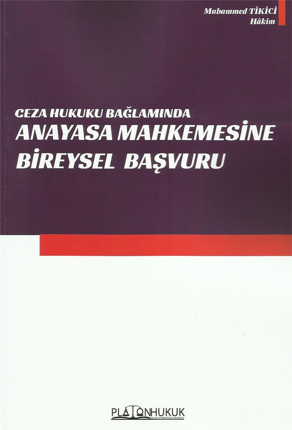 Anayasa Mahkemesine Bireysel Başvuru