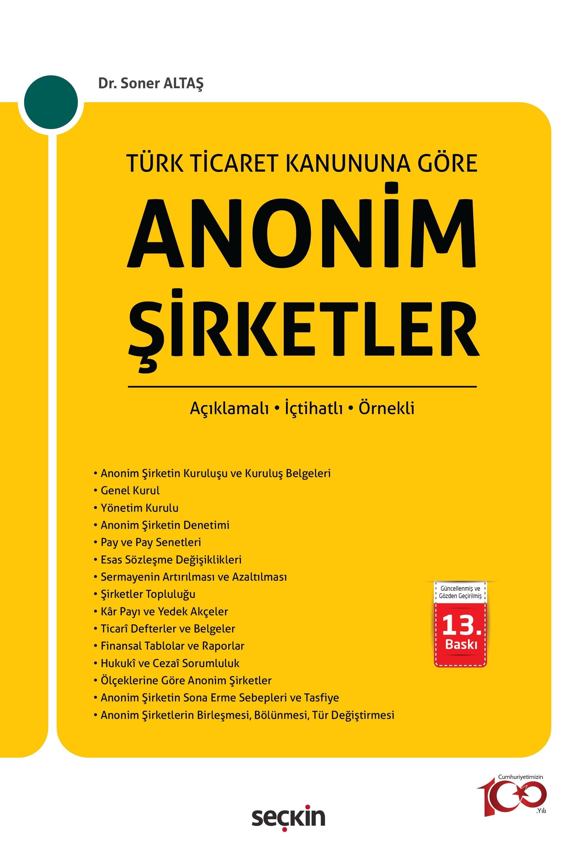 Anonim Şirketler