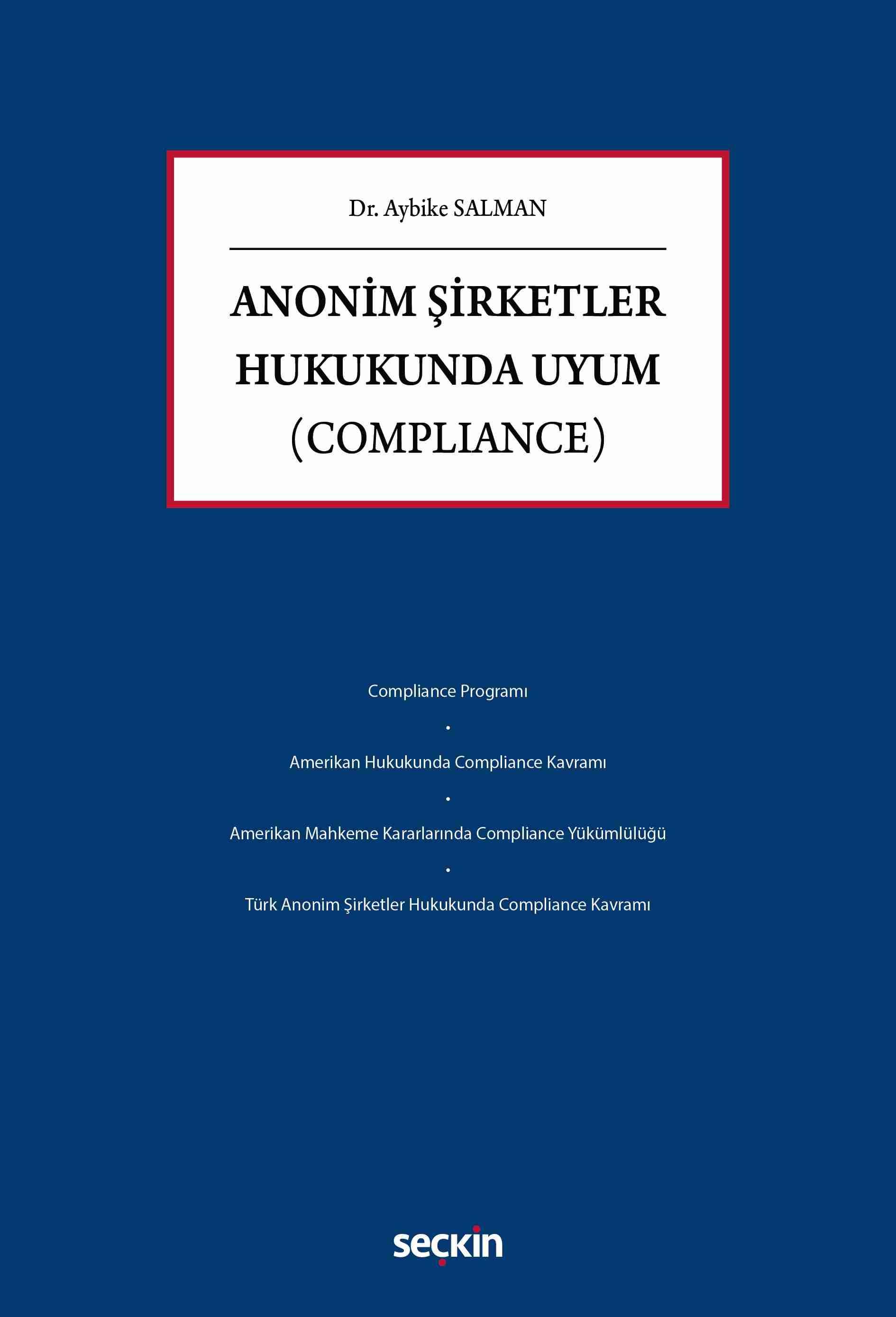 Anonim Şirketler Hukukunda Uyum