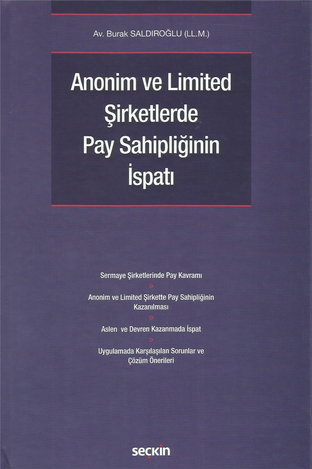 Anonim ve Limited Şirketlerde Pay Sahipliğinin İspatı