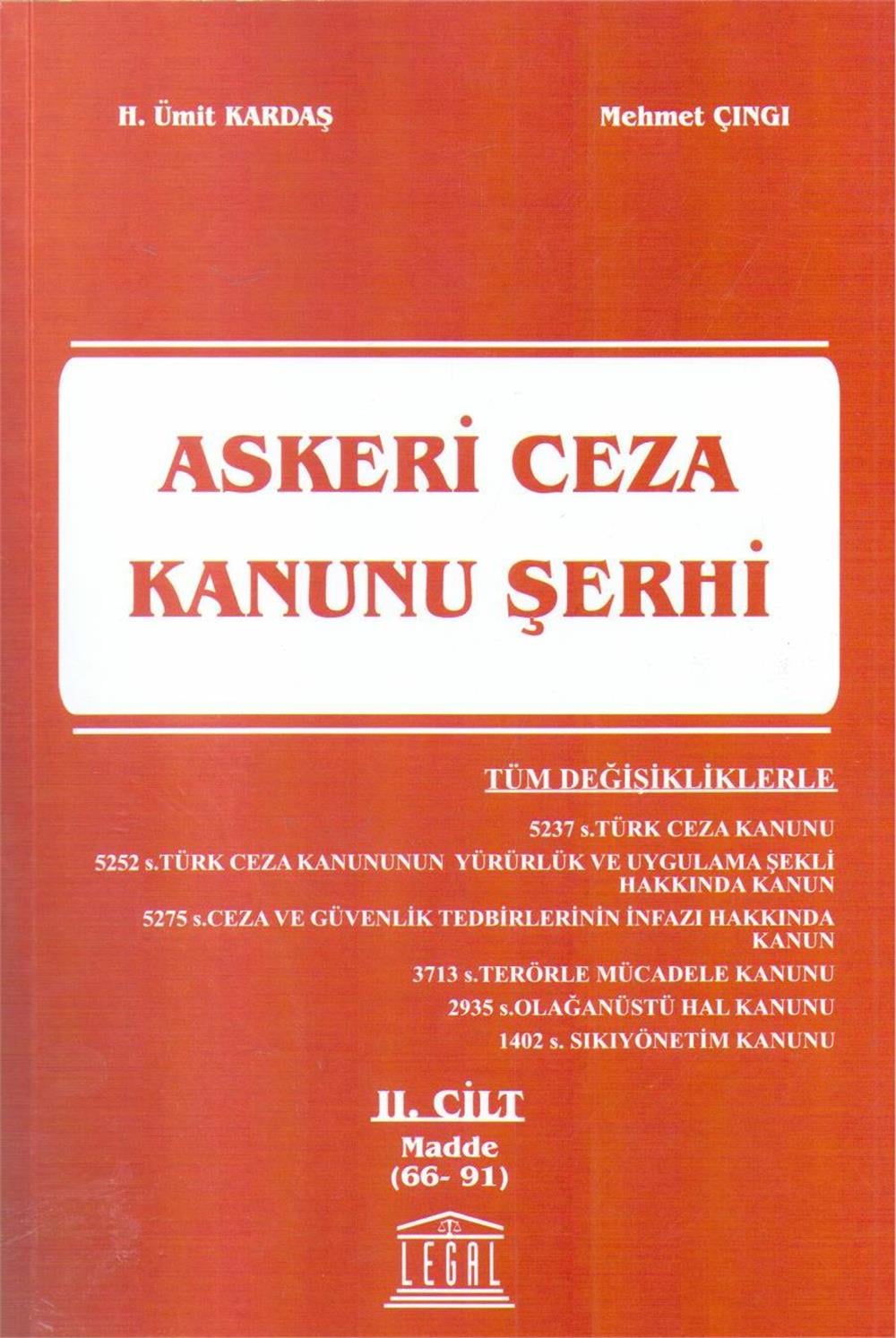 Askeri Ceza Kanunu Şerhi II. Cilt
