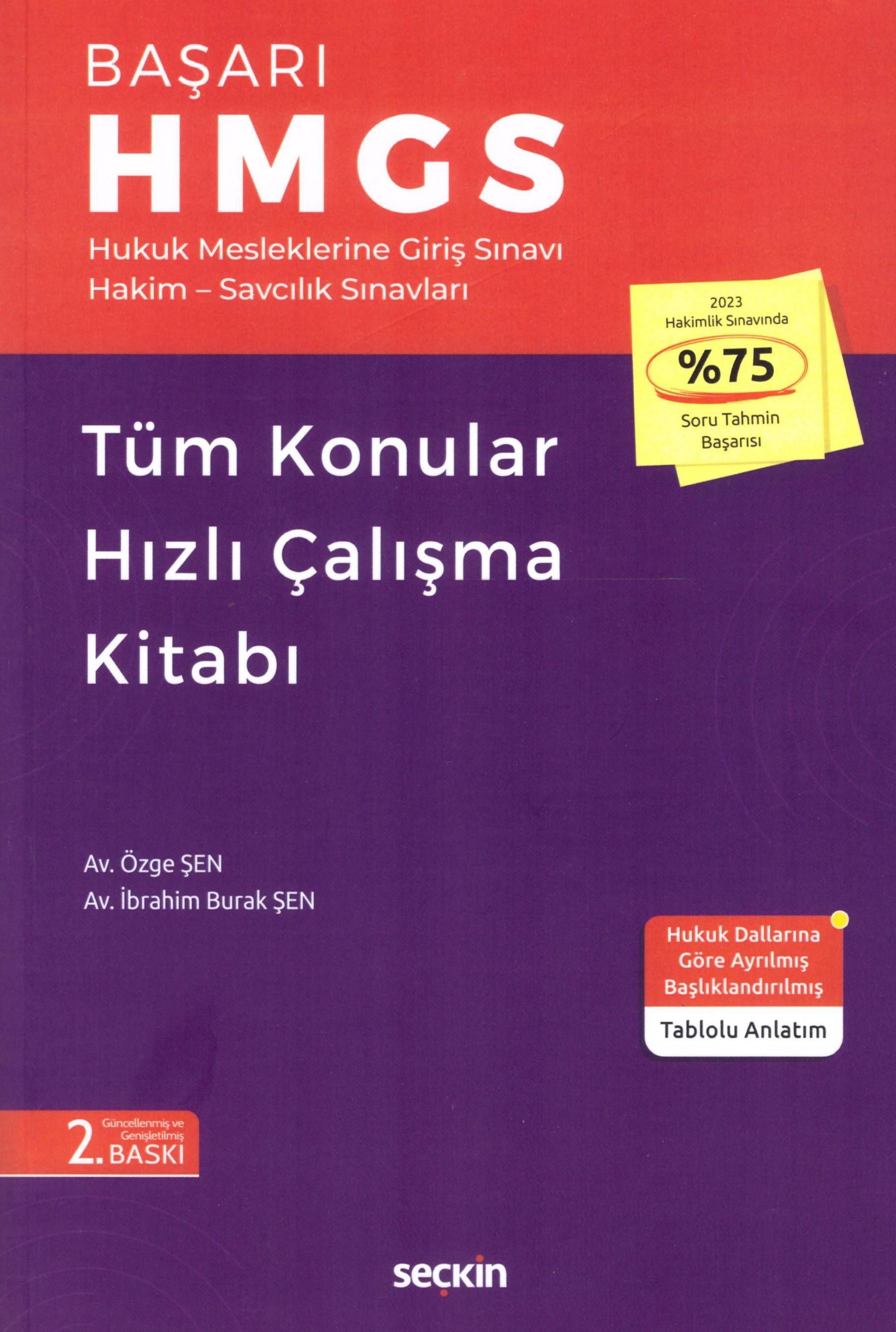 BAŞARI - HMGS Tüm Konular Hızlı Çalışma Kitabı