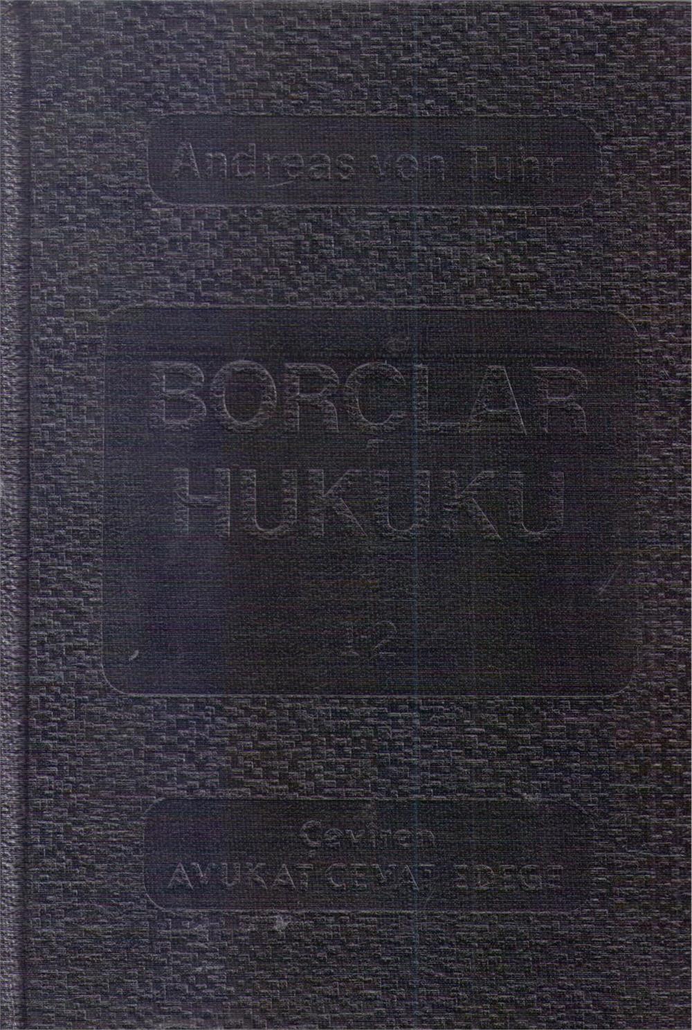 Borçlar Hukuku 1-2