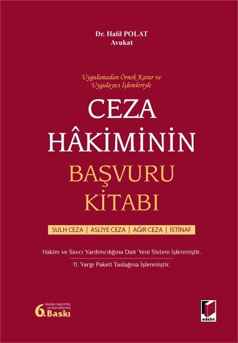 Ceza Hakiminin Başvuru Kitabı