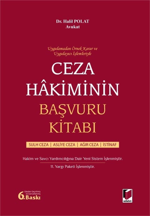 Ceza Hakiminin Başvuru Kitabı