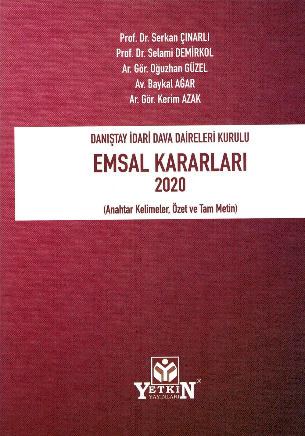 Danıştay İdari Dava Daireleri Kurulu Emsal Kararları 2020