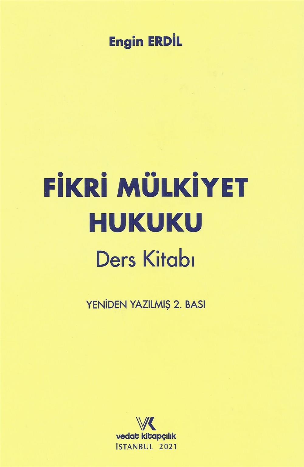 Fikri Mülkiyet Hukuku Ders Kitabı