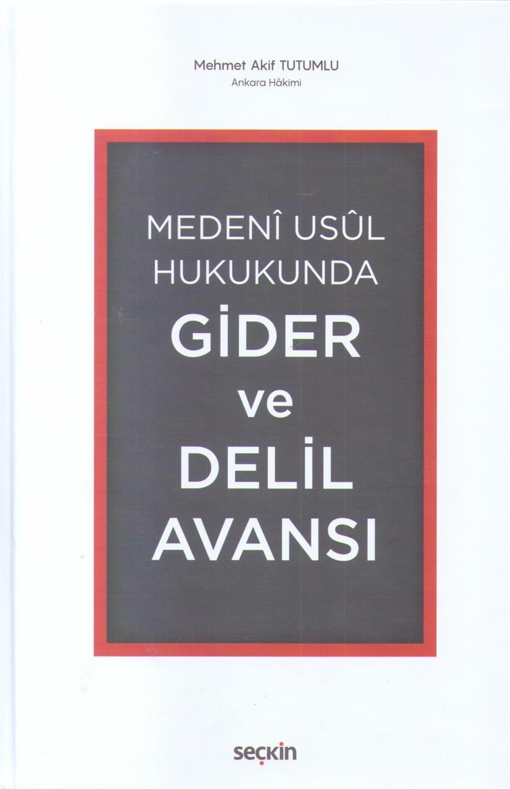 Gider ve Delil Avansı
