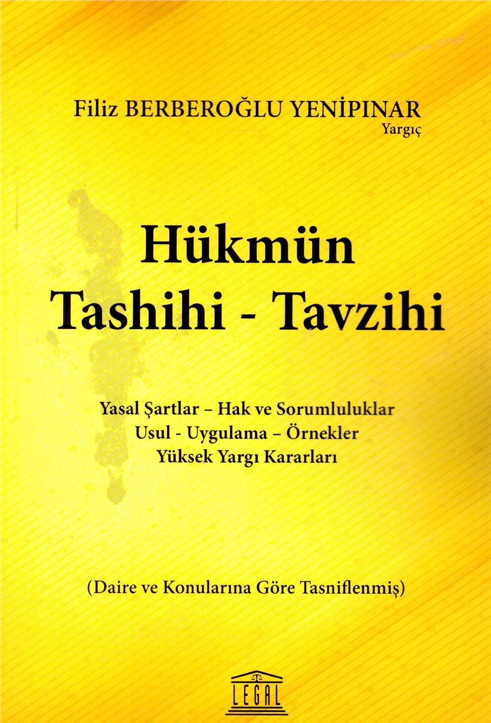 Hükmün Tashihi - Tavzihi