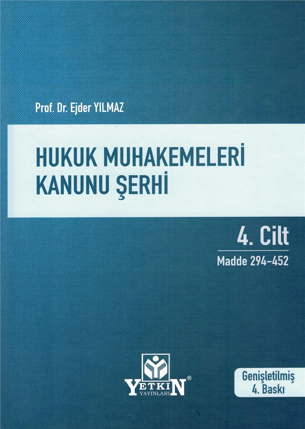 Hukuk Muhakemeleri Kanunu Şerhi (4 Cilt)