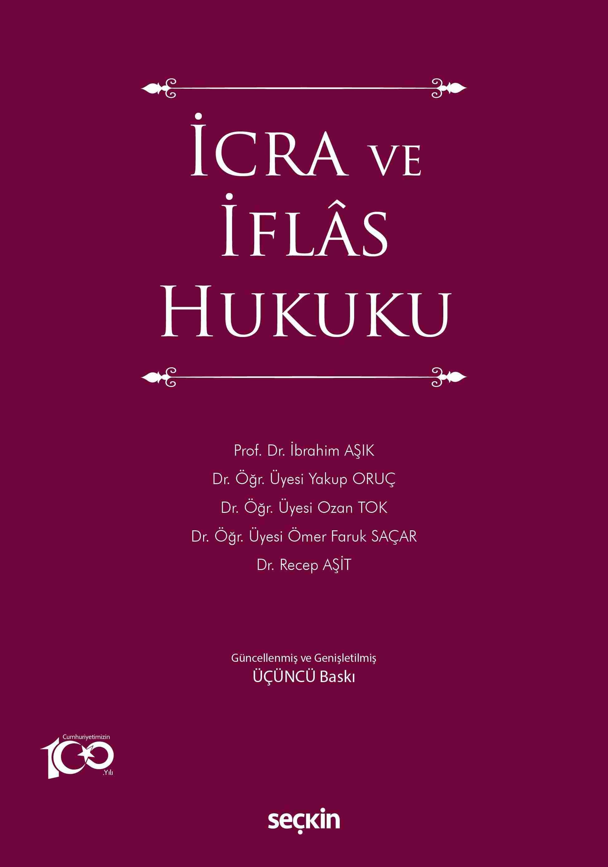 İcra ve İflâs Hukuku