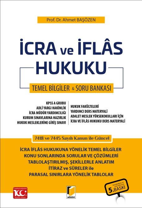 İcra ve İflâs Hukuku Ders Notu & Soru Bankası