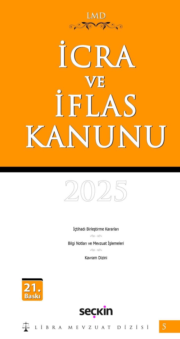 İCRA VE İFLAS KANUNU 21.BASKI (SEÇKİN LİBRA)