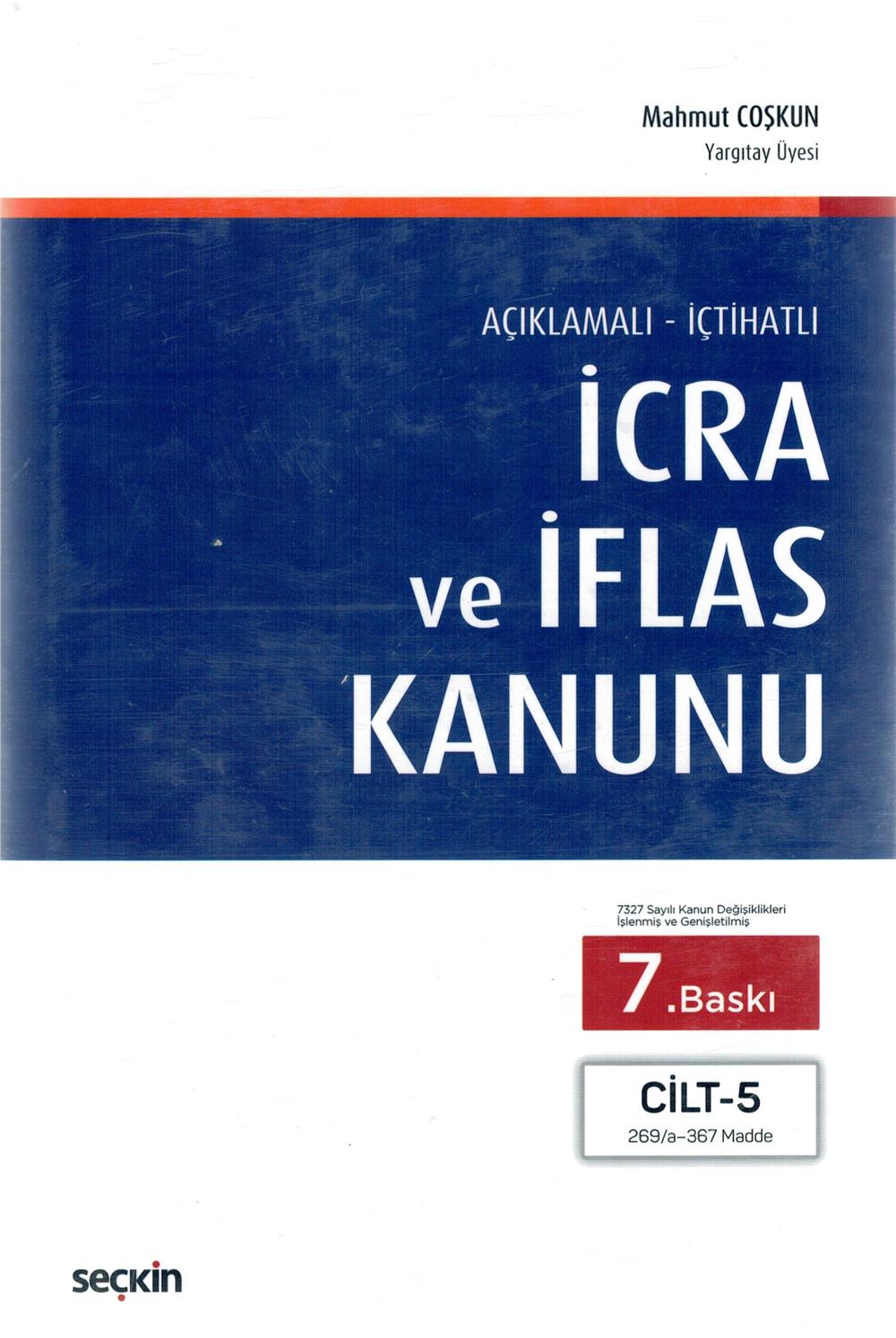 İcra ve İflas Kanunu (5 Cilt)