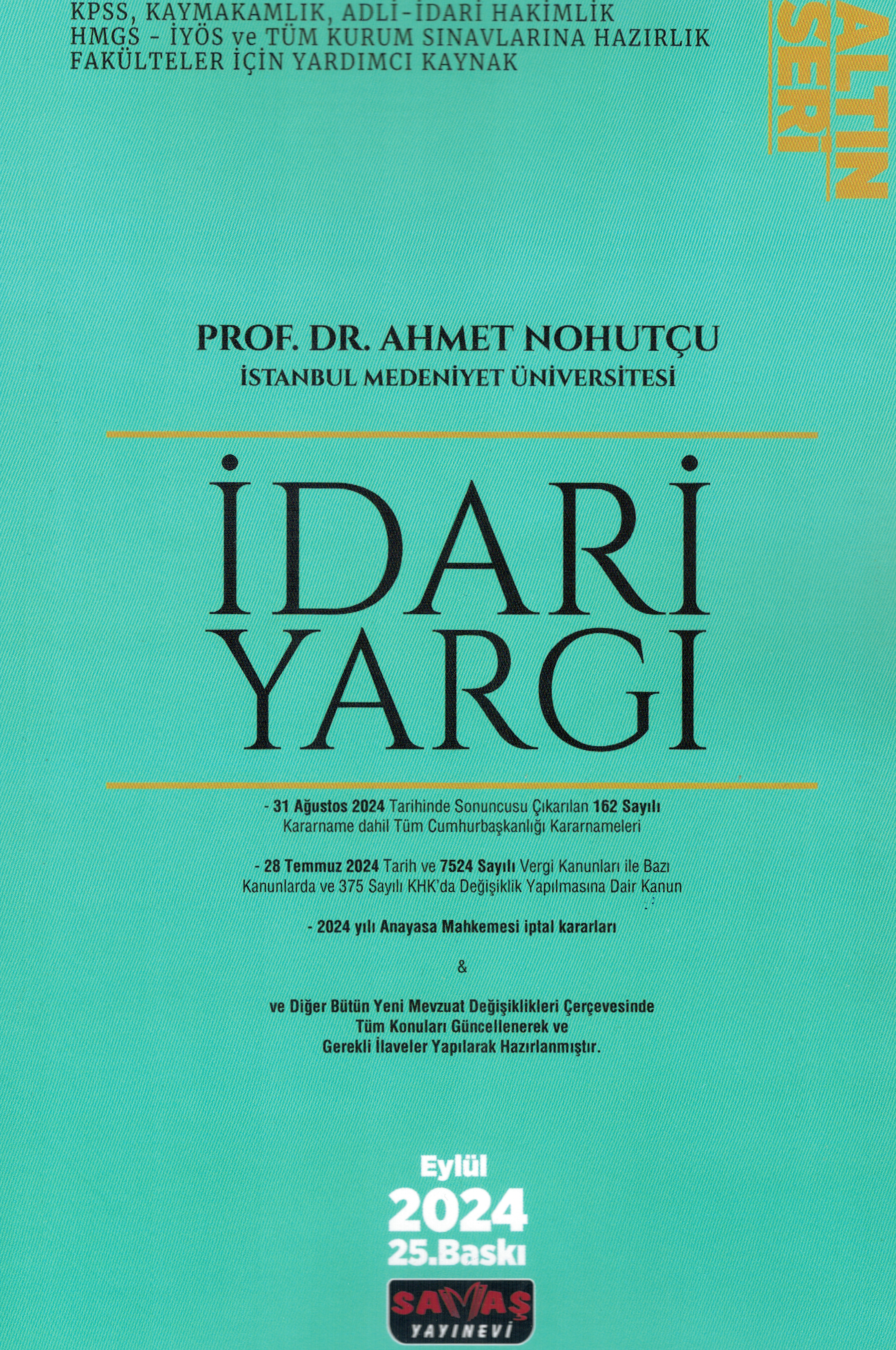 İdari Yargı Konu Anlatımı - Altın Seri