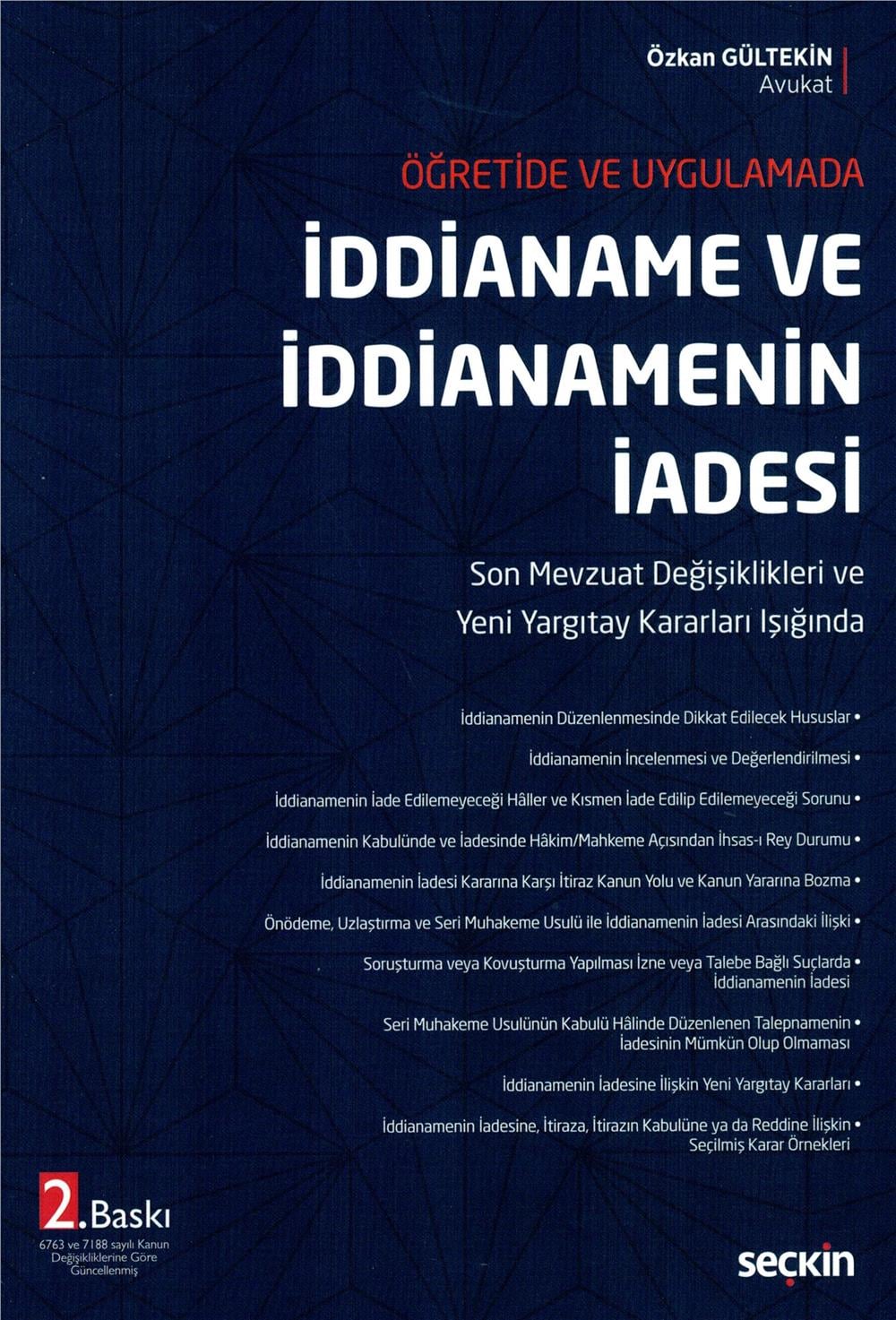 İddianame ve İddianamenin İadesi